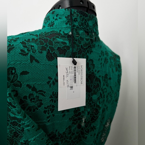 Roseanna - Emerald Lace Blouse - Button Up - Size 36 - BNWT - Picture 4 of 6